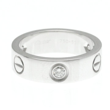 CARTIER Women's White Gold Diamond Band Ring in Silver