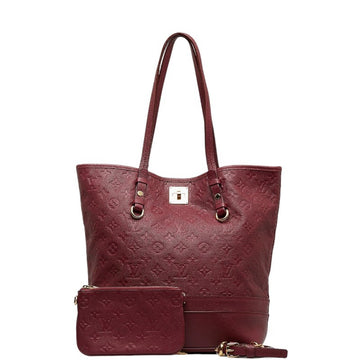 LOUIS VUITTON Women's Copper Leather Handbag with Shoulder Strap in Copper