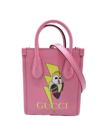 GUCCI Women's Bananya Collaboration Tote Bag by in Pink