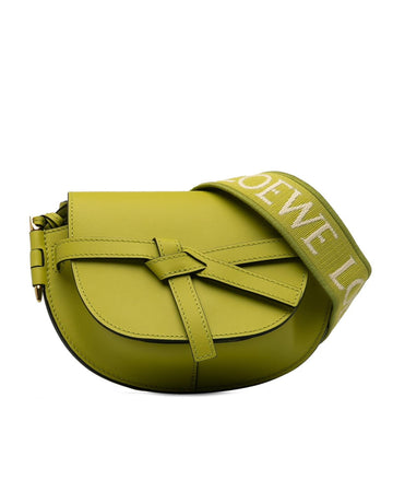 Loewe Women's Mini Leather Dual Gate Bag by in Green in Green
