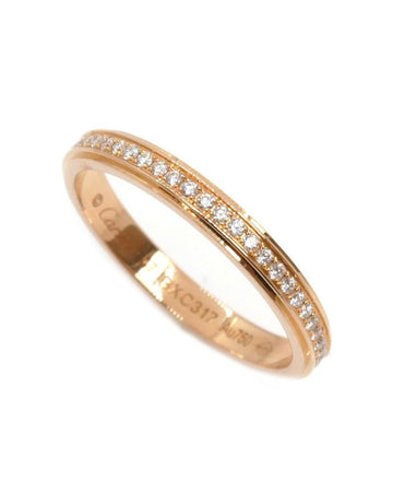 Cartier Women's 18K Pink Gold Diamond Eternity Wedding Ring in Gold