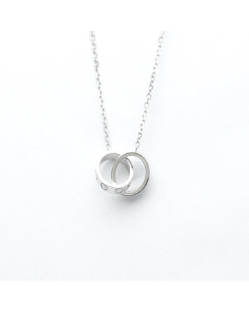 Cartier Women's 18K White Gold Diamond Pendant Necklace in Silver