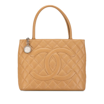 CHANEL Caviar Medallion Tote Tote Bag