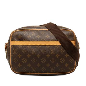 LOUIS VUITTON Monogram Reporter PM Crossbody Bag