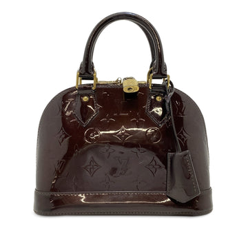 LOUIS VUITTON Monogram Vernis Alma BB Satchel