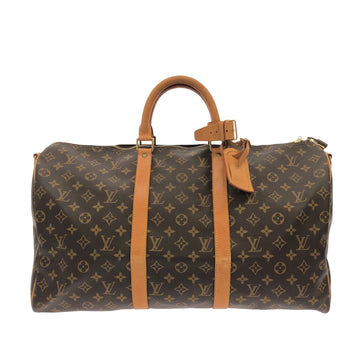 LOUIS VUITTON Monogram Keepall Bandouliere 50 Travel Bag