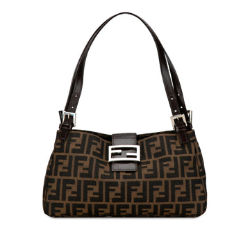 FENDI Zucca Canvas Shoulder Bag