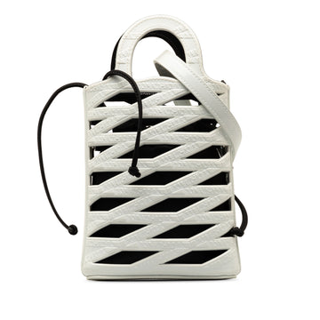 BALENCIAGA Neo Basket Phone Holder Satchel