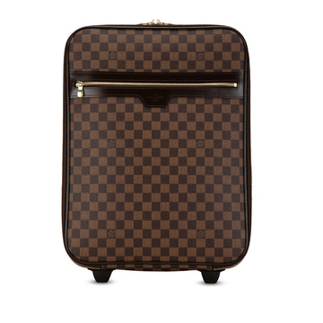 LOUIS VUITTON Damier Ebene Pegase 45 Travel Bag