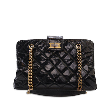 CHANEL Glazed Crackled Calfskin Reissue Tote Tote Bag