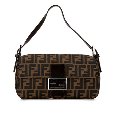 FENDI Zucca Canvas Baguette