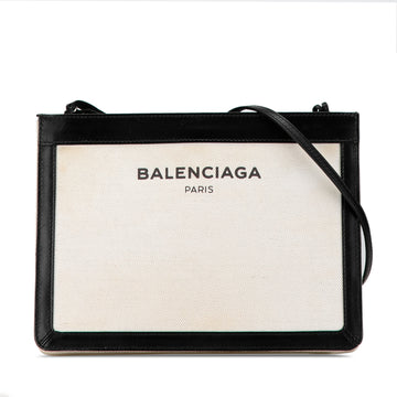 BALENCIAGA Navy Pochette Crossbody Crossbody Bag