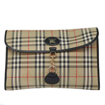 BURBERRY Nova Check Clutch Bag