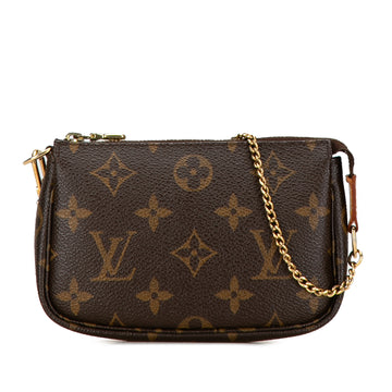 LOUIS VUITTON Monogram Mini Pochette Accessoires Handbag