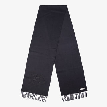 Burberry Mens Cashmere Scarf Black