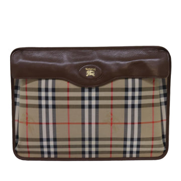 BURBERRY Nova Check Clutch Bag