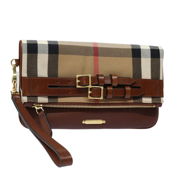 BURBERRY Nova Check Clutch Bag