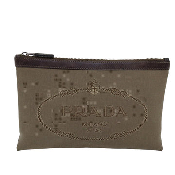 PRADA Canapa Clutch Bag