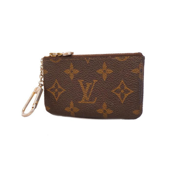 LOUIS VUITTON Wallet/Coin Case Monogram Pochette Cle M62650 Brown Men's Women's