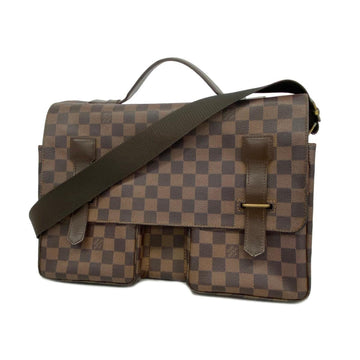 LOUIS VUITTON Shoulder Bag Damier Broadway N42270 Ebene Men's