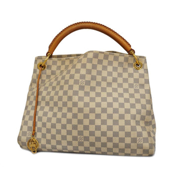 LOUIS VUITTON Shoulder Bag Damier Azur Artsy MM N41174 White Women's