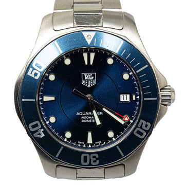 TAG HEUER Aquaracer Wristwatch WAB2011 Automatic Blue Dial Stainless Steel Men's HEUER