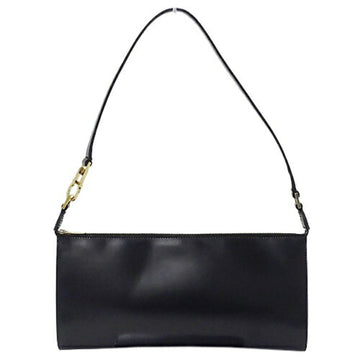 SALVATORE FERRAGAMO Ferragamo Bag Ladies Brand Handbag Hand Pouch Gancini Leather Black