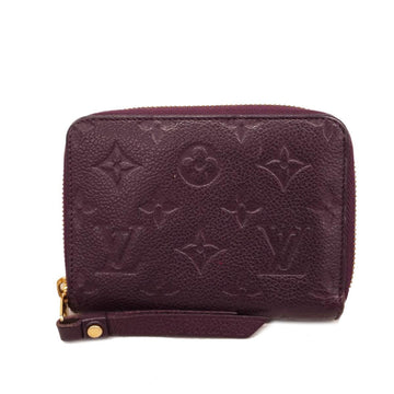 LOUIS VUITTON Wallet Monogram Empreinte Portefeuille Scrette Compact M60296 Aube Ladies