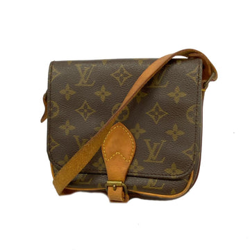 LOUIS VUITTON Shoulder Bag Monogram Cartesier M51254 Brown Women's