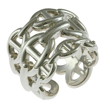 HERMES Chaine d'Ancre Anchaine Ring, Size 13, Silver 925, Women's,