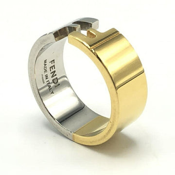 FENDI F0F0N Ring 7AJ193 B08 M Gold Color Silver