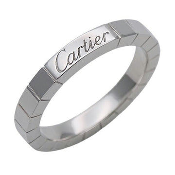 CARTIER Ring for Women, 750WG Lanier, White Gold, #53, Size 13, Polished