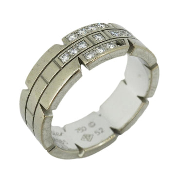 CARTIER Tank Francaise Diamond Ring K18WG White Gold Ladies