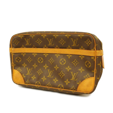 LOUIS VUITTON Clutch Bag Monogram Compiegne 28 M51845 Brown Ladies