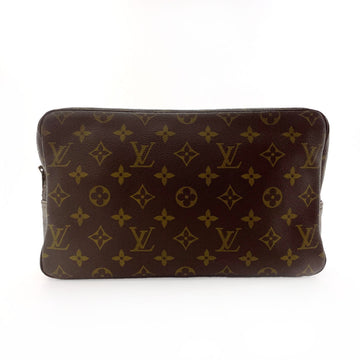 LOUIS VUITTON True Toilet 28 M47522 Pouch Monogram Canvas Brown Unisex N4023930