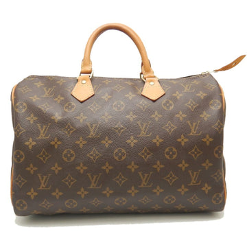 LOUIS VUITTON Monogram Speedy 35 M41524 Handbag Brown 251699