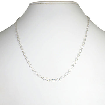 TIFFANY 925 oval link chain necklace