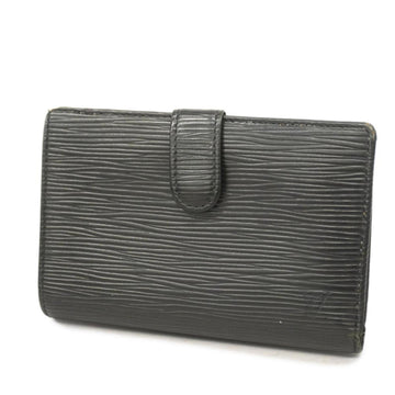 LOUIS VUITTON Wallet Epi Portefeuil Viennois M63642 Noir Ladies