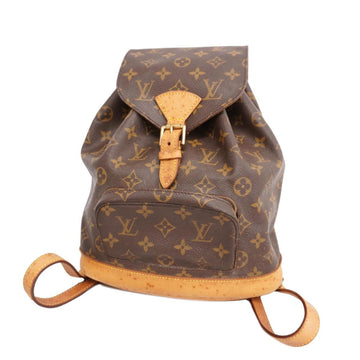 LOUIS VUITTON Backpack Monogram Montsouris MM M51136 Brown Women's