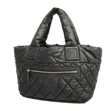 CHANEL handbag Coco Cocoon nylon black ladies