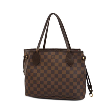 LOUIS VUITTON Tote Bag Damier Neverfull PM N51109 Ebene Women's