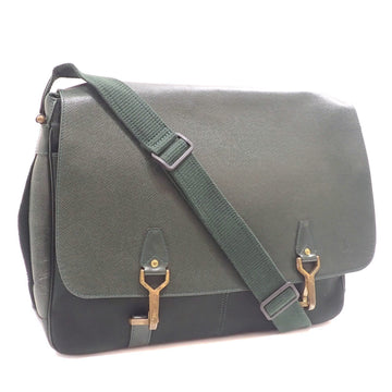 LOUIS VUITTON Shoulder Bag Taiga Delsue Men's M30164 Episea Green