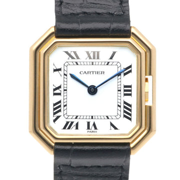 CARTIER Santur SM Watch 18K Hand-wound Ladies  Overhauled