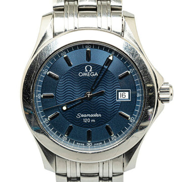 OMEGA Seamaster 120 Watch 2511.81 Quartz Navy Dial Stainless Steel Men's