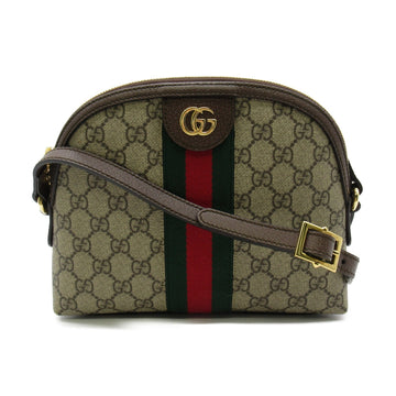 GUCCI Shoulder Bag Brown Beige leather 499621