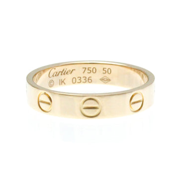 CARTIER Love Mini Love Ring Pink Gold [18K] Fashion No Stone Band Ring