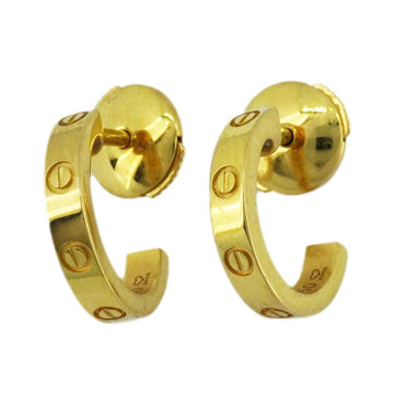 CARTIER earrings Love K18YG yellow gold -