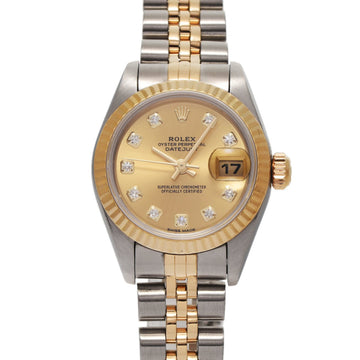 ROLEX Datejust 69173G Ladies YG SS Watch Automatic Gold Dial