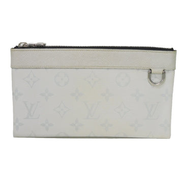 LOUIS VUITTON Pouch Pochette Discovery PM LV Flower Card Case Taiga Rama Monogram Antarctica M30279 Men's