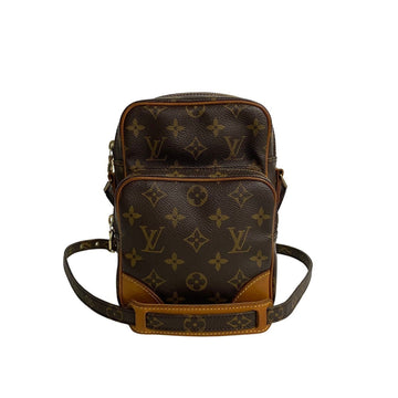LOUIS VUITTON Amazon Monogram Leather Shoulder Bag Pochette Brown 37338 457k837338